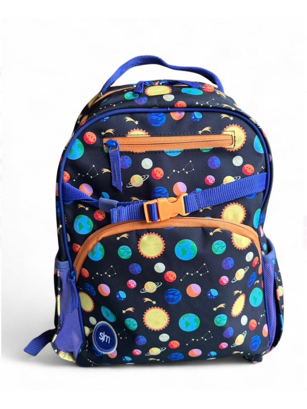 Simple Modern Kids' Fletcher Backpack- Solar System Space Blue